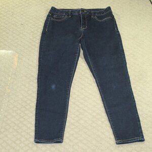 D. Jeans Womens Jeans Size 6 Dark Wash Slim Straight Mid Rise Denim
